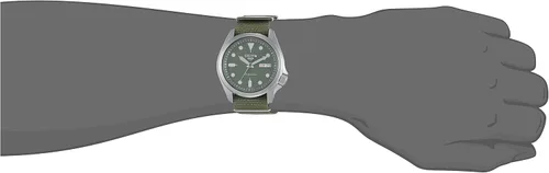 Vista 6 de SEIKO 5Sports Reloj automático para hombre con esfera verde SRPE65K1, plateado, Moderno