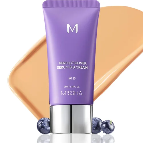 Vista 14 de MISSHA M PERFECT COVER SERUM BB CREAM No.13 Light Fair- Fair with Cool Undertone, BB Cream de Cardi B Pick, tinte para la piel, hidratante tintado