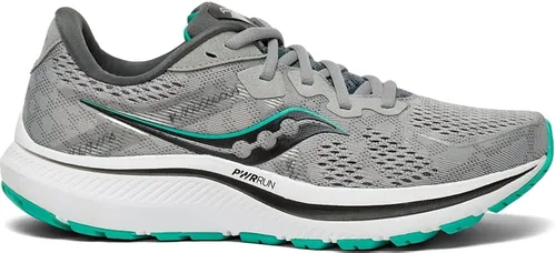 Vista 2 de Saucony Omni 20 - Tenis de correr para mujer, NegroBlanco