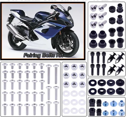 Vista 6 de TCHAU Kits de carrocería para Suzuki GSX-R1000 GSXR1000 GSXR 1000 2003-2004 K3 K4 motocicleta acero inoxidable completo carrocería kit tornillos