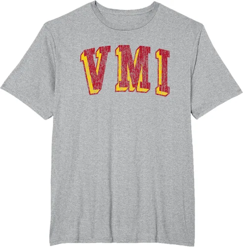 Vista 26 de VMI Keydets Retro Arch Camiseta, Negro