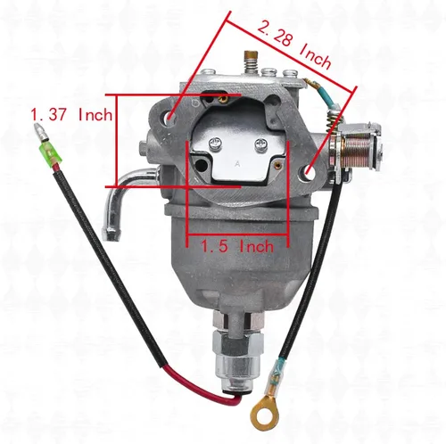 Vista 3 de Carburador 24 853 25-S para Kohler 24 853 09 24 853 19 24 853 19-S 24 853 50-S 24 053 25 Compatible con Kohler CV18 CV20 CV22 CV620 CV640 CV624