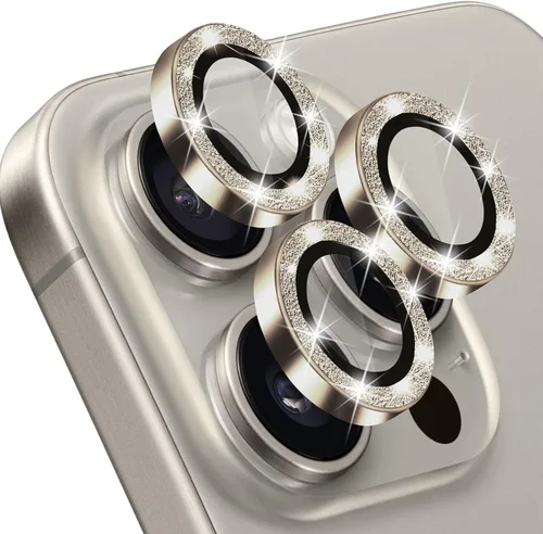 Vista 12 de Compatible con iPhone 15 Pro/iPhone 15 Pro Max, protector de lente antiarañazos, protector de lente de vidrio templado 9H, protector de pantalla