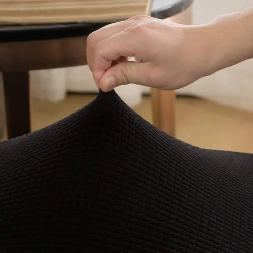 Vista 5 de JIAN YA NA Funda impermeable para silla de acento sin brazos, funda elástica para silla de sala de estar, tela fina universal, extraíble, lavable