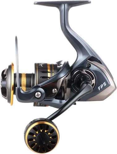 Vista 10 de Carrete de pesca giratorio para agua salada, 13+1BB, carretes de pesca ultra suaves para agua salada, potente freno de carbono, bobina y mango