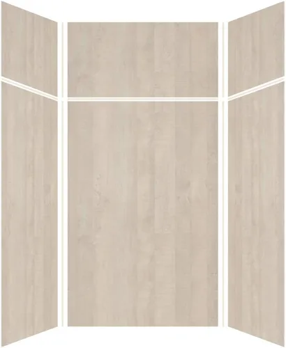 Vista 41 de Transolid EWKX363696-41 Expressions - Kit de pared de ducha de 6 paneles con extensión, 36 pulgadas de largo x 36 pulgadas de ancho x 96 pulgadas
