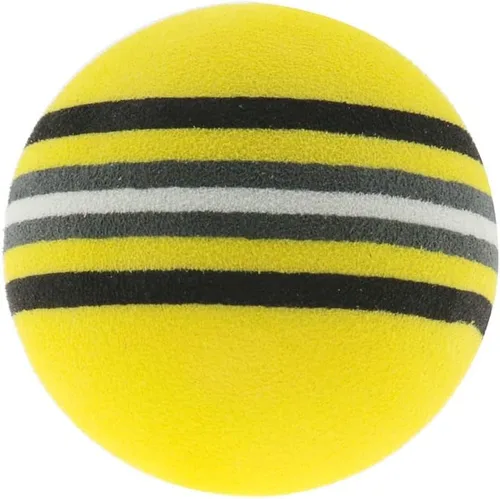 Vista 4 de DGZZI Pelota de golf de esponja, 16 unidades de 1.654 in, espuma EVA amarilla, bolas de golf de práctica de arco iris, bolas suaves de entrenamiento