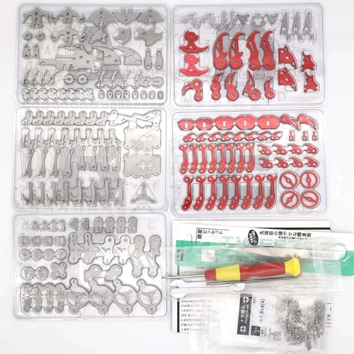 Vista 4 de Rompecabezas de escorpión de metal 3D para adultos: rompecabezas 3D, kits de modelos de metal para construir bricolaje rompecabezas mecánico