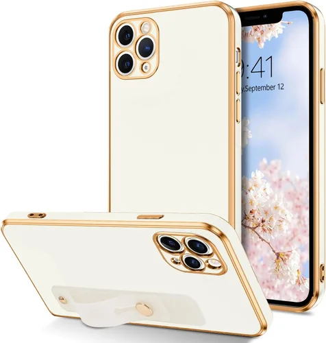 Vista 9 de VENINGO Funda para iPhone 11 Pro Max, funda protectora para iPhone 11 Pro Max, ajuste delgado, suave con pulsera ajustable, resistente a