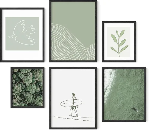 Vista 16 de HAUS AND HUES Cuadros de Playa para Pared - Imágenes de la Naturaleza, Arte para Pared Costero, Cuadros de Playa, Carteles del Océano, Imágenes