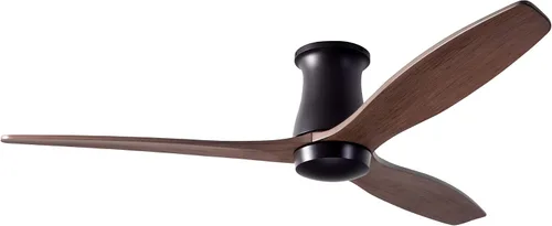 Vista 3 de Modern Fan Company Arbor Flush DC - Ventilador de techo de bronce oscuro de 54 pulgadas con aspas blanqueadas y mando a distancia