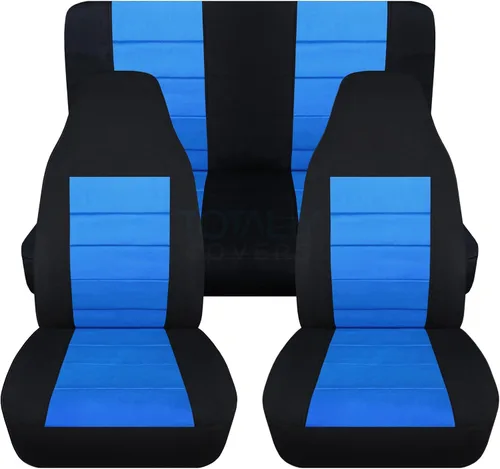 Vista 16 de Fundas para asientos de automóvil, Negro