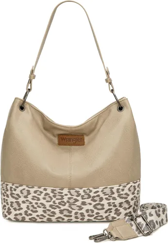 Vista 111 de Wrangler Hobo - Bolsas para mujer de cuero vegano con asa superior, bolsos de hombro y bolsos