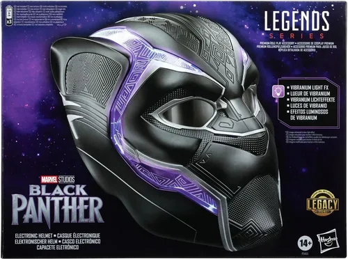 Vista 9 de Casco electrónico de rol de Black Panther de Marvel Legends