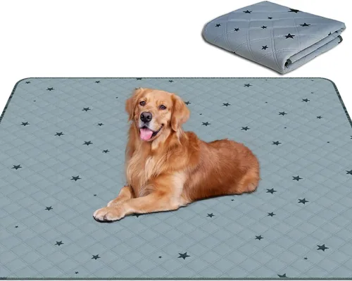 Vista 16 de RIOUSSI - Almohadillas reutilizables para orina para perros, cachorros, lavables, absorbentes, a prueba de fugas Soft Material Non-Slip Bottom