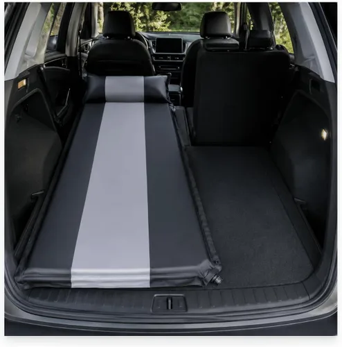 Vista 7 de Colchón inflable para Geely Monjaro SUV, cama de aire para automóvil con almohada para viajes de campamento, almohadilla de dormir portátil de carga