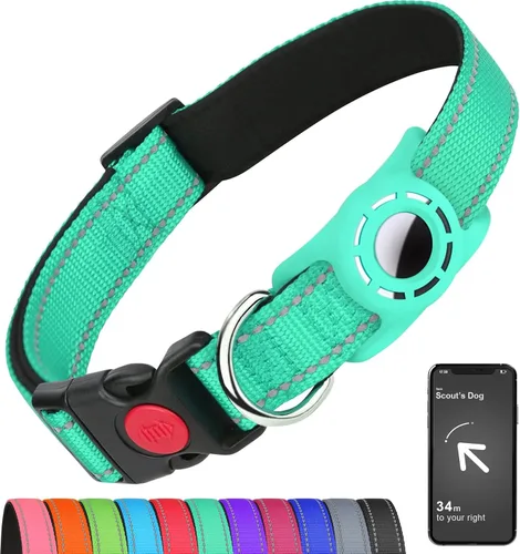 Vista 16 de Collar reflectante para perros pequeños con soporte de silicona