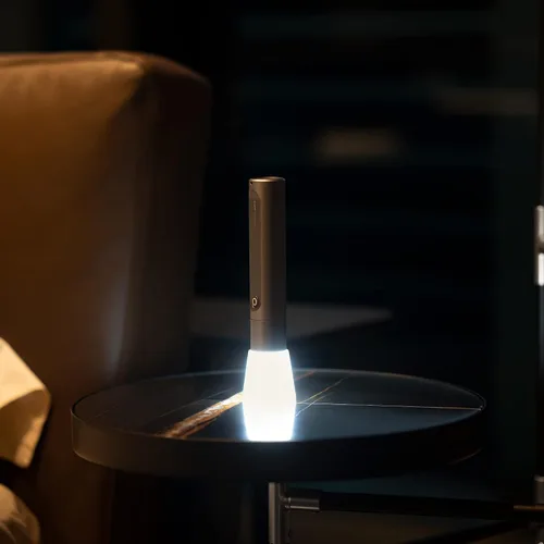 Vista 4 de HOTO Ajuste de linterna, recargable LED, carga USB-C, paquete de 3 modos con linterna OTO Duo, USB-C recargable, fuente de luz dual, luz ambiental