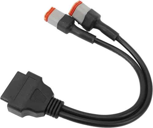 Vista 6 de 2 en 1 adaptador OBD escáner de diagnóstico 4Pin 6pin a 16Pin Cable adaptador de extensión para motocicleta