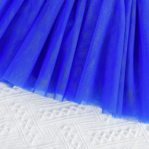 Vista 5 de LYQTloml Vestidos de bebé niña con volantes de manga larga con lazo entretejido floral princesa tutú faldas ropa para niñas pequeñas