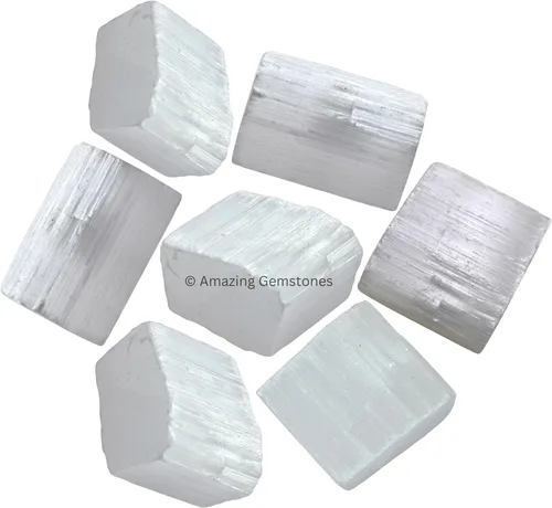 Vista 15 de 1 libra de piedras preciosas y piedras curativas en bruto a granel para hacer joyería con envoltura de alambre, Wicca y curación con cristales