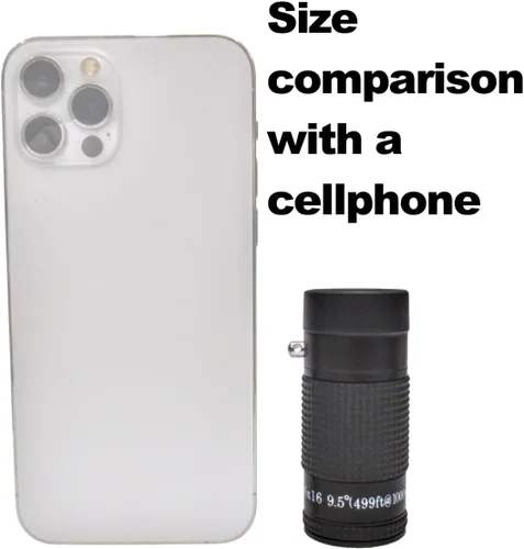 Vista 6 de Monocular de primer plano diseñado para usuarios de baja visión que tienen discapacidad visual. Monoculares de aumento de tamaño mini para visión a