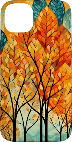 Vista 19 de Fall Theme & Autumn Leaves & Colorful Trees, Fall Colors Case for iPhone 16