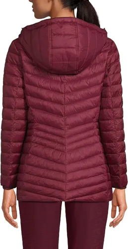 Vista 2 de Lands' End Chaqueta de plumón ultraligera y plegable para mujer