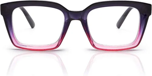 Vista 8 de JiSoo Oversized Reading Glasses for Women, Stylish Designer Large Readers Oprah Style with Spring Hinge