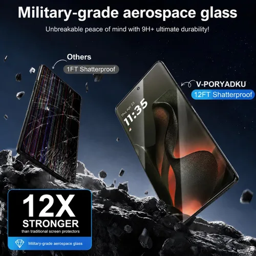 Vista 4 de WILLONE Paquete de 3 protectores de pantalla para Motorola Edge 2025 5G