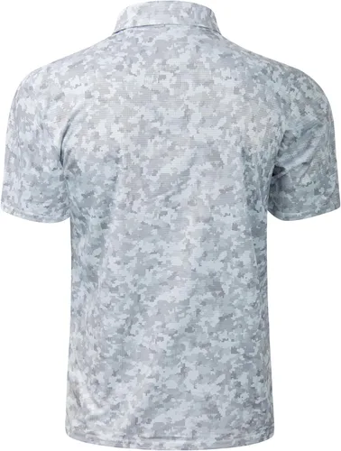 Vista 122 de TAPULCO Camisetas tipo polo de secado rápido para hombre, diseño de camuflaje, atléticas, ligeras, transpirables, casuales, para golf