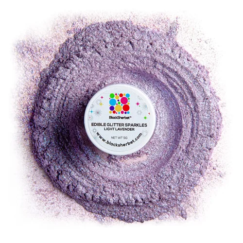 Vista 15 de Blacksherbet Purpurina comestible de albaricoque para bebidas, 0.18 oz, certificado KOSHER, purpurina y polvo para pasteles, fresas, magdalenas