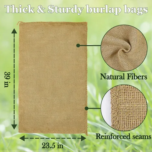 Vista 6 de CWLAKON 6 paquetes de bolsas grandes de arpillera para carreras de sacos de patata para niños y adultos, día de campo, reunión familiar, 4 de julio