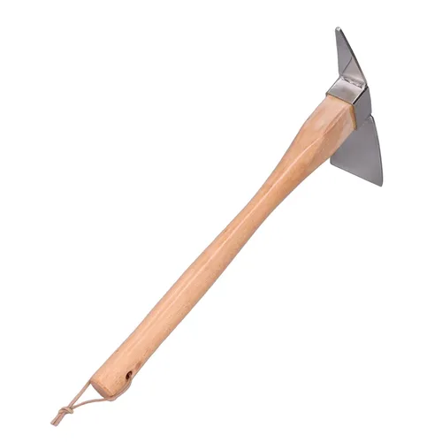 Vista 9 de Herramienta de jardín de azada, material de madera de hacha para patio para cultivo de macetas para jardinería