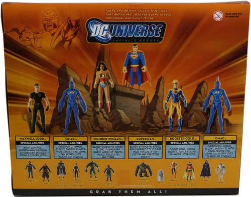 Vista 2 de DC Universe - Paquete de 6 Superman, Booster Gold, Wonder Woman, Omacs y Maxwell Lord