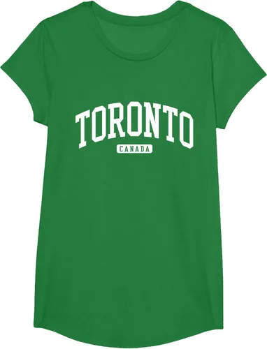 Vista 76 de Camiseta estilo universitario de Toronto Canada, Negro