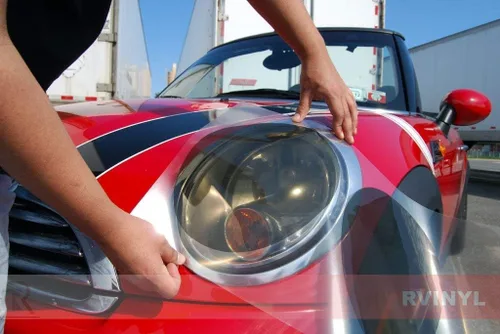 Vista 2 de Rvinyl Cubiertas de tinte de faros compatibles con Ford Shelby GT500 2007-2009 - Kit de instalación