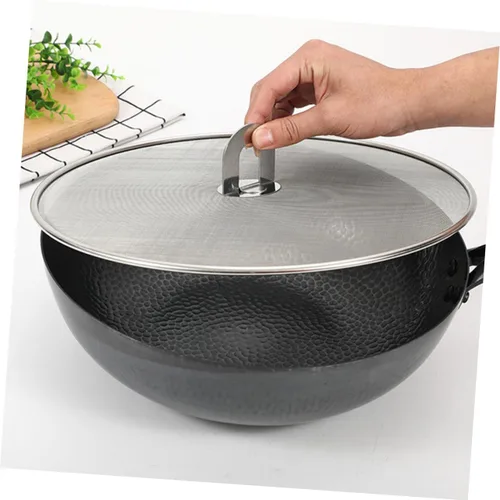 Vista 6 de 3pcs Oil Splatter Guard Cooking Splash Guards Frying Screen Splatter Stove Splash Easy to Clean Mesh Screens
