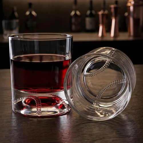 Vista 6 de The Wine Savant Vaso de whisky de béisbol – Vaso de whisky de 12 onzas para cualquier ocasión, regalos de béisbol, fiesta temática de béisbol, juego