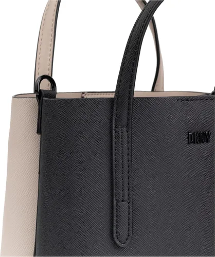 Vista 4 de DKNY INES - Bolsa de mano, color caramelo BLKLT, BlkLt Toffee