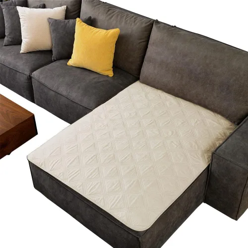 Vista 45 de Ameritex Funda impermeable para cama de perro, manta para mascotas con parte trasera antideslizante para muebles, cama, sofá