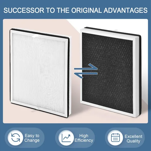 Vista 6 de Filtro de aire Europa compatible con Afloia Europa Air Puri-fier, filtro de repuesto 3 en 1 Europa Air Puri-Fier con H13 True HEPA, carbón activado