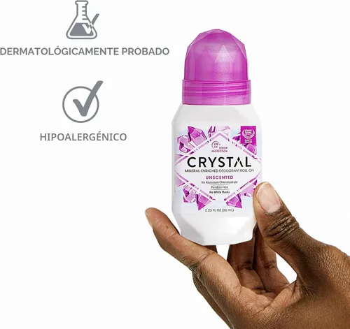 Vista 4 de Desodorante a bolilla para el cuerpo Crystal, 66,54 cc, paquete de 2