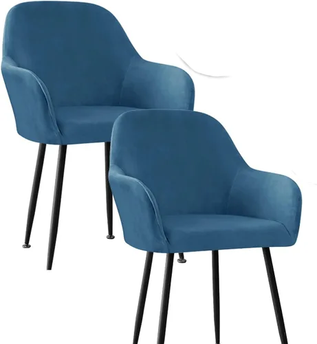 Vista 28 de Fundas protectoras de terciopelo elástico para sillas de comedor con brazos y respaldo curvado pequeño, juego de 6/4/2 para cocina, oficina, hogar