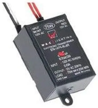 Vista 4 de WAC Lighting Transformador electrónico EN-1260-R-AR, 120V - 12V 60W máx