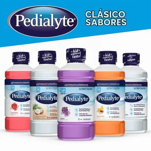 Vista 7 de Pedialyte Bebida de electrolitos, bebidas de hidratación para niños y adultos, frutas mixtas, 1 litro