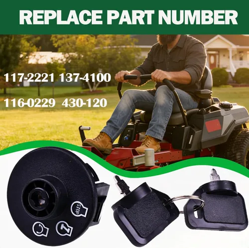 Vista 2 de JEENDA Interruptor de arranque de encendido de 5 terminales 117-2221 137-4100 compatible con Toro Z Master TimeCutter ZS SS Series Titan Exmark