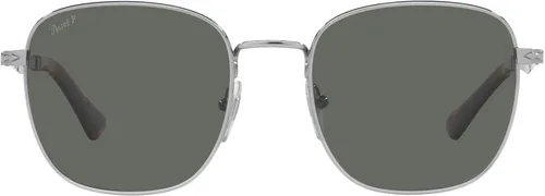 Vista 2 de Persol PO2497S - Gafas de sol cuadradas para hombre PlateadoVerde