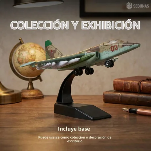 Vista 4 de SEBUNAS 1:72 Escala SU-25 Frogfoot Kit de modelo de montaje rápido de 06.SU-25S