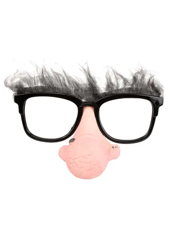Vista 2 de Gafas con Nariz de Viejo para Adultos Multicolor